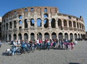 סיור באופניים בעיר רומא