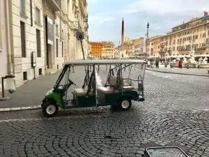 סיור רכב גולף ברומא