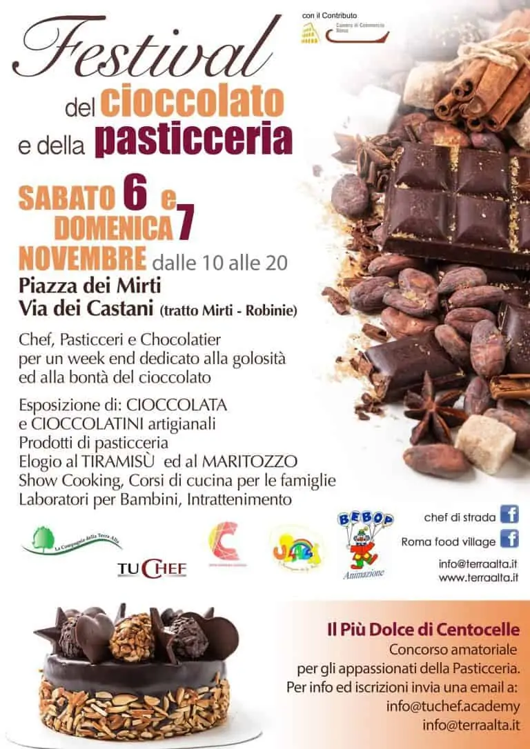 פסטיבל השוקולד ב"כפר השוקולד" ברומא!