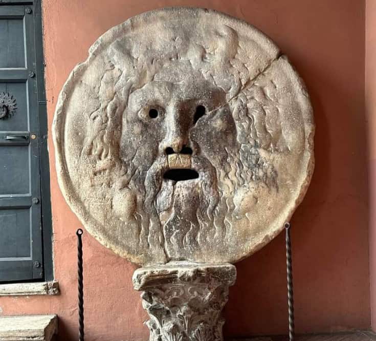 The Bocca della verite in Rome