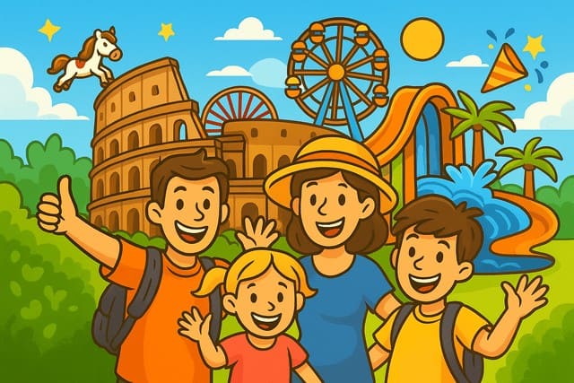 רומא עם ילדים קטנים - המלצות מה לראות ולעשות