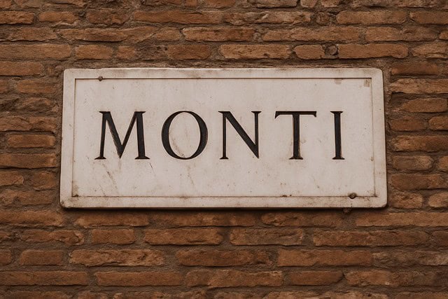 שכונת מונטי (Monti) ברומא מדריך למטיילים