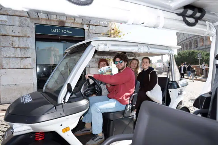 סיור רכב גולף בעברית ברומא