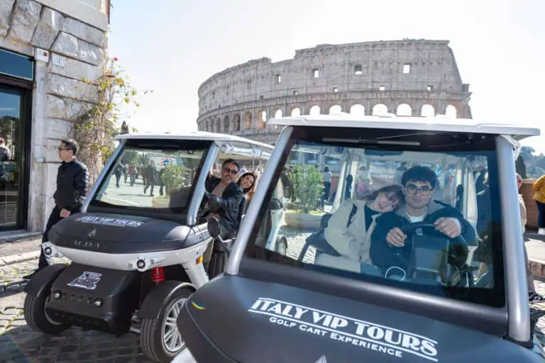 סיור רכב גולף בעברית ברומא