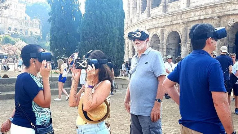 סיור מציאות רבודה בקולוסיאום